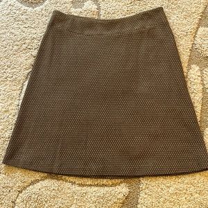 J. Jill A-line Ponte Knit Skirt